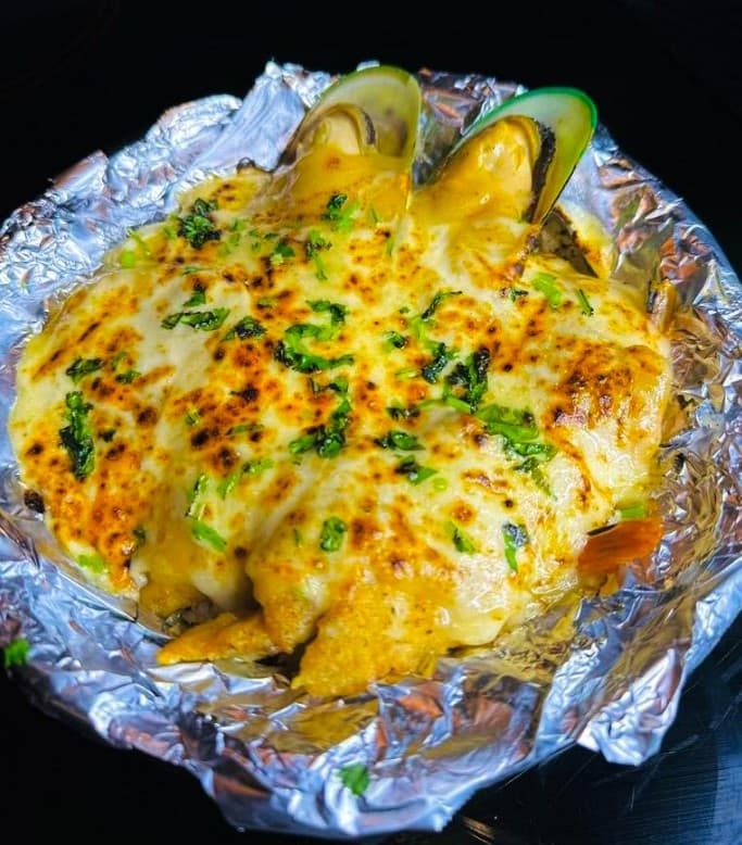 Seafood Cheese Baked Rice