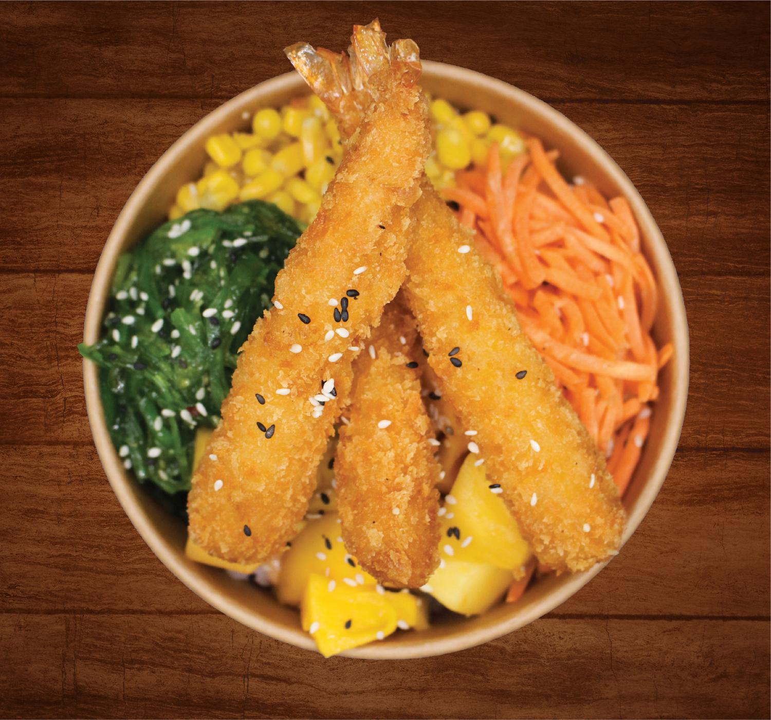 Prawn Katsu Bowl 