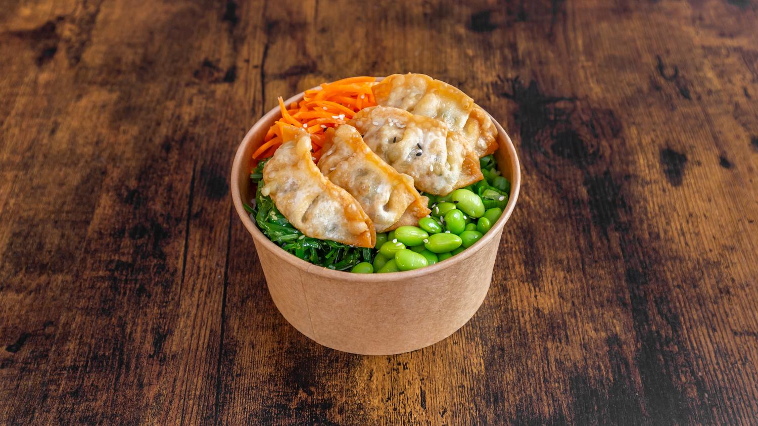 🐔 Chicken gyoza Bowl (4pcs) 