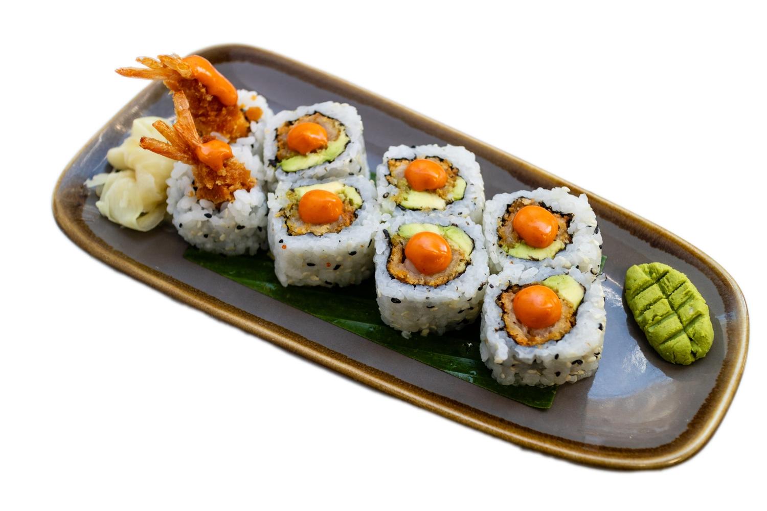 Prawn Katsu Uramaki Roll (8cps)