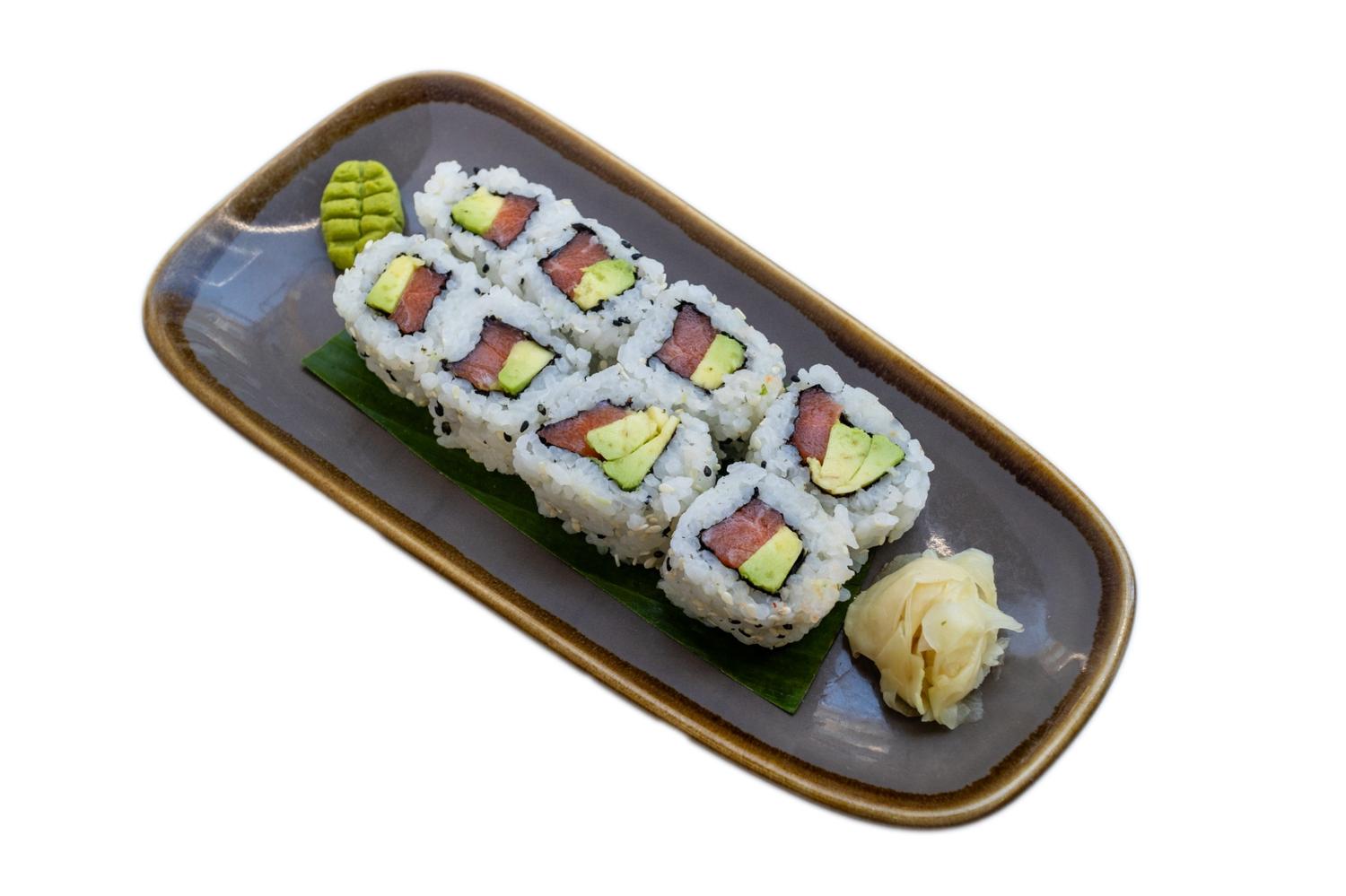 Salmon Avocado Uramaki Roll (8pcs)