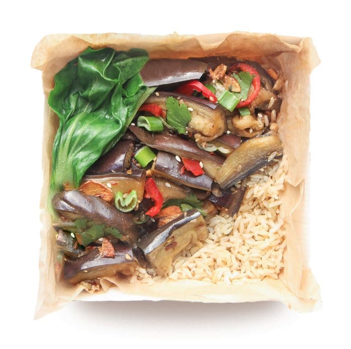 Szechuan Chilli Aubergine