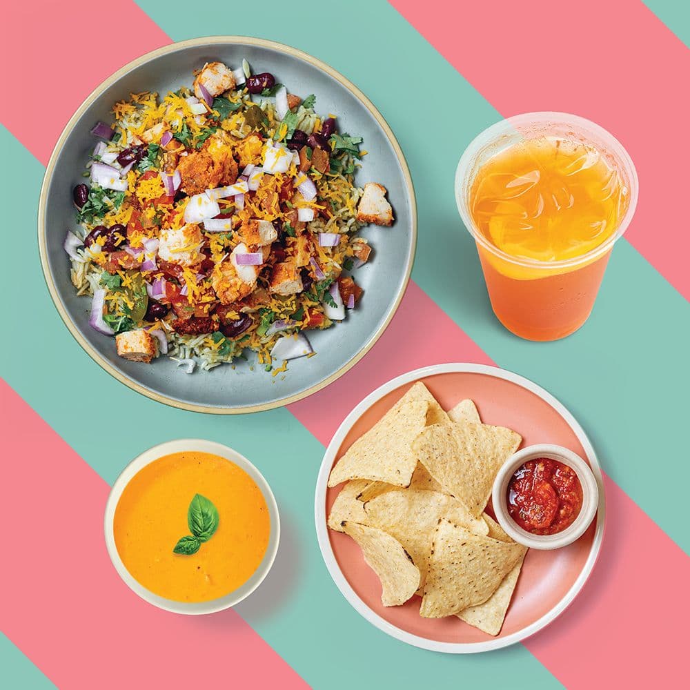 Burrito Bowl, Side & Drink Set