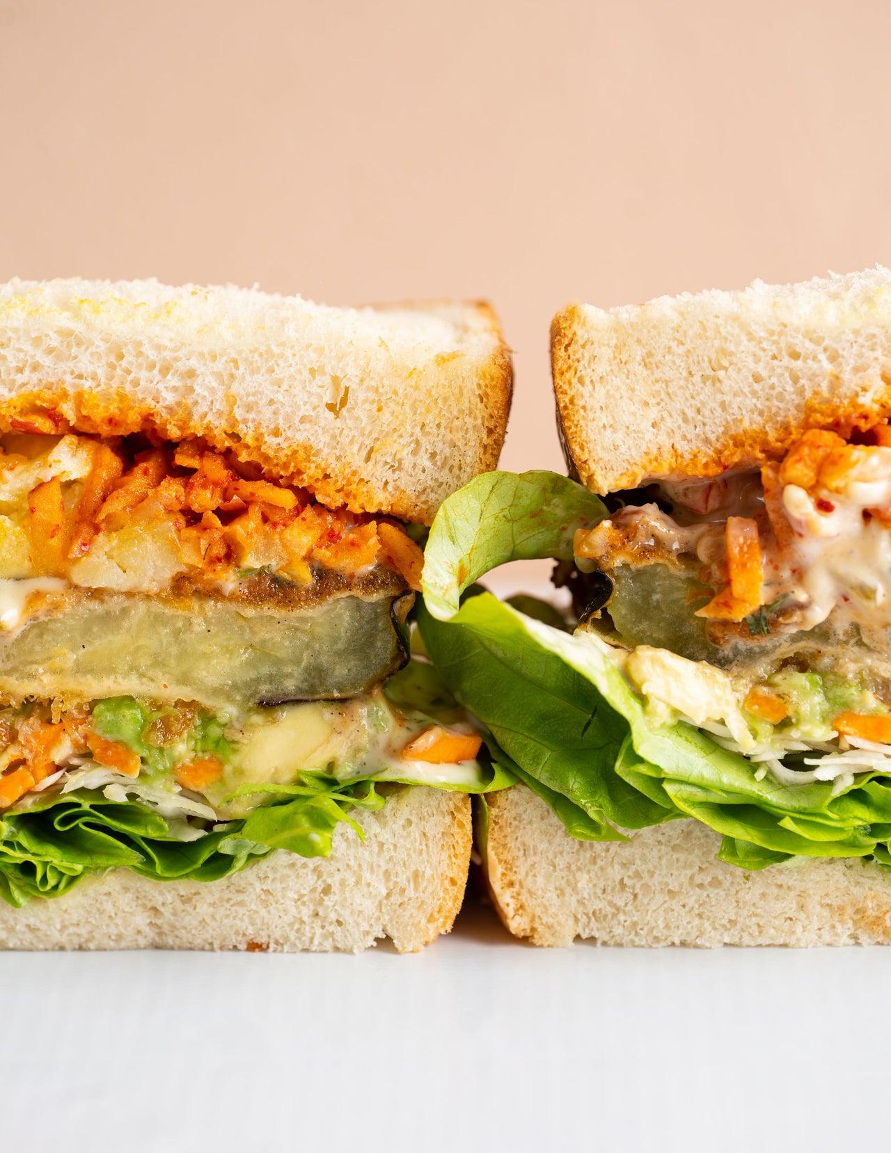 Miso Eggplant Katsu Sando Box