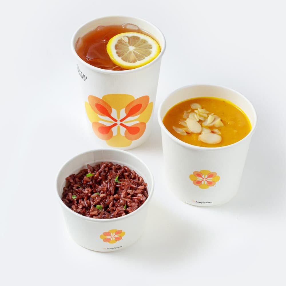 Soup and Red Rice Set