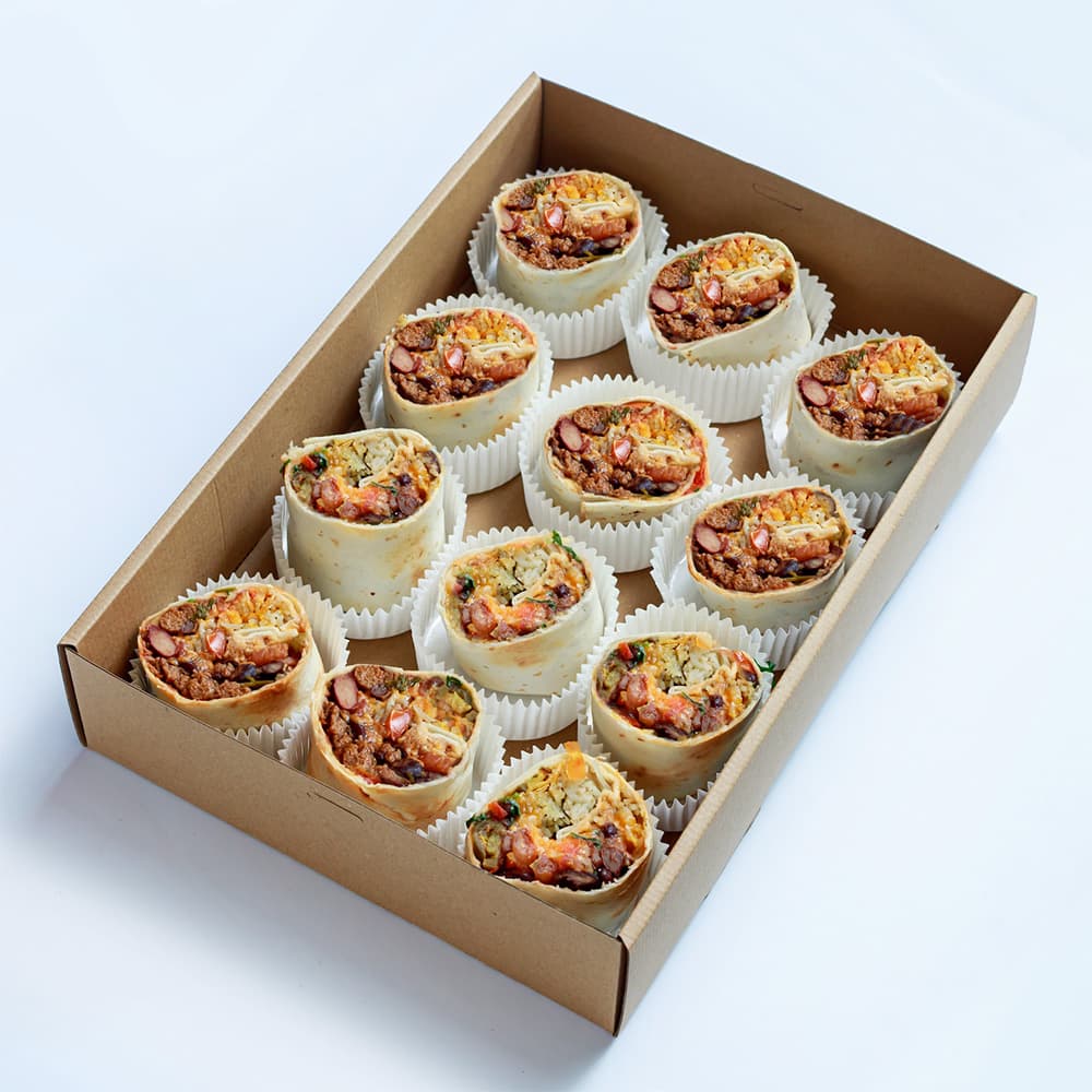 Mini Burrito Platter (12 Pieces)