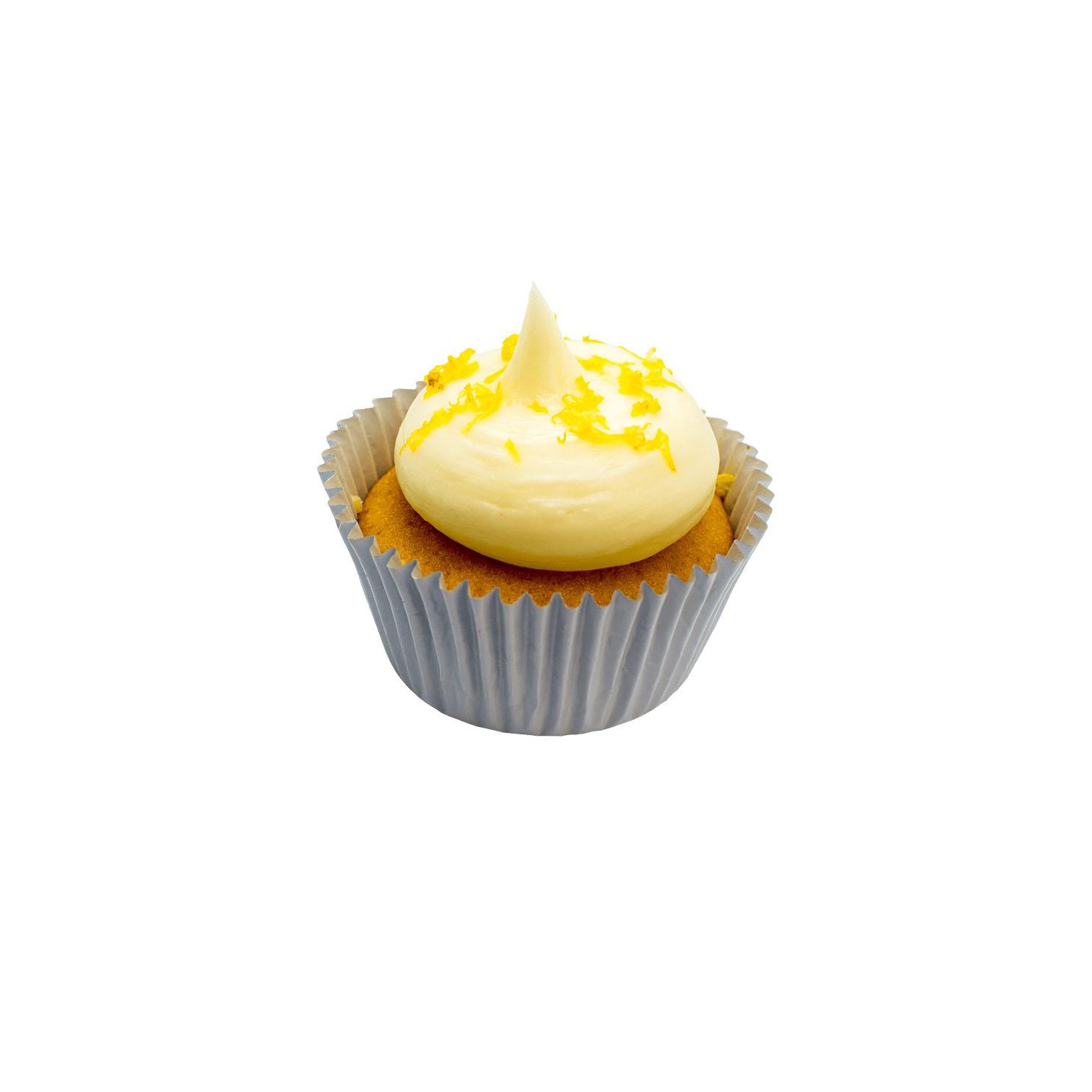 (GF) Vanilla Cupcakes w Buttercream & Lemon Zest