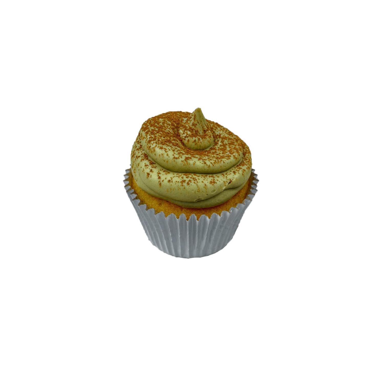 (GF) Vanilla Cupcakes w Organic Matcha Buttercream