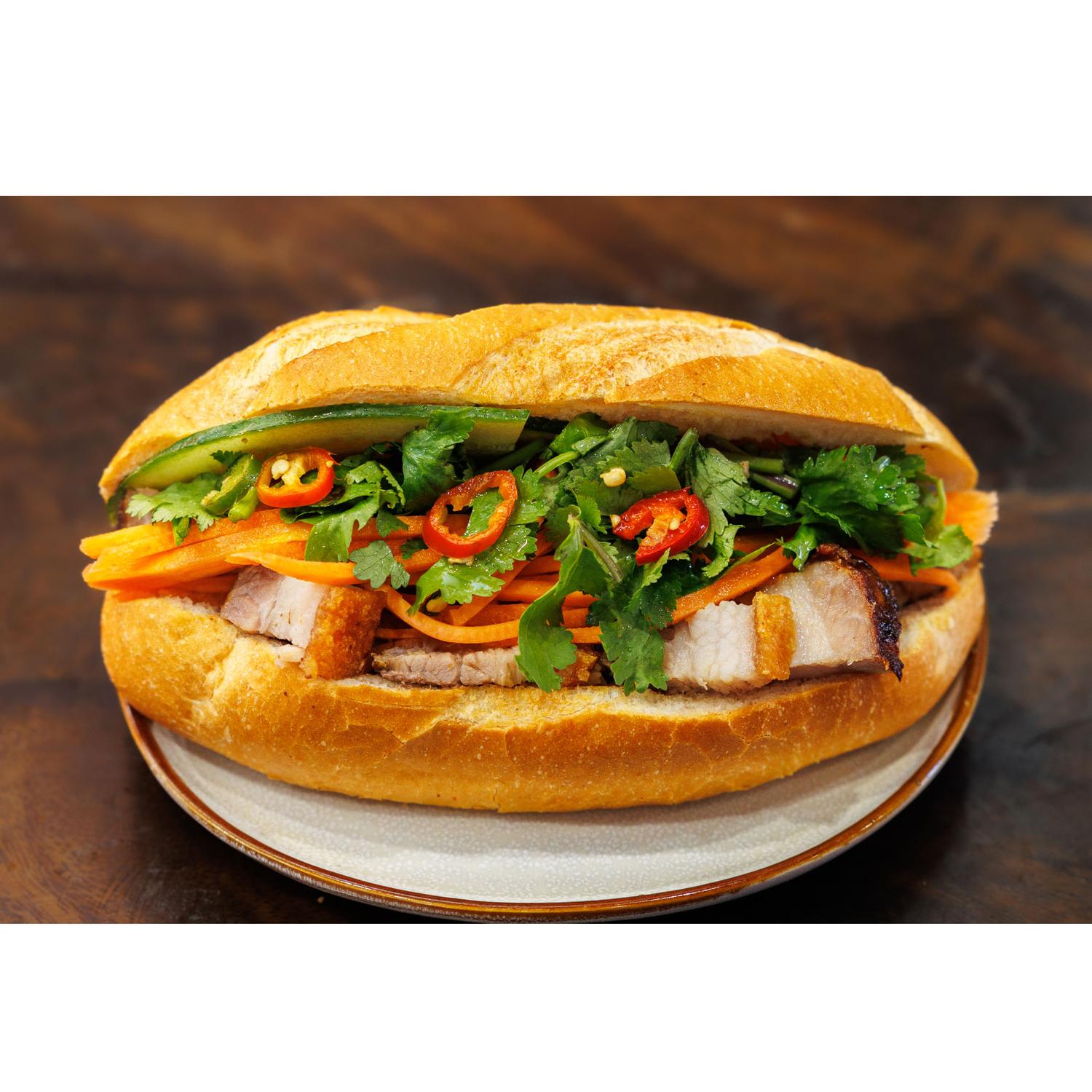 Crackle Roast Pork Bánh Mì | Heo Quay