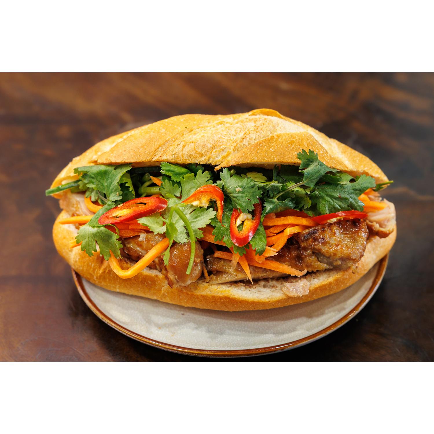 Sticky Soy Chicken Bánh Mì | Gà