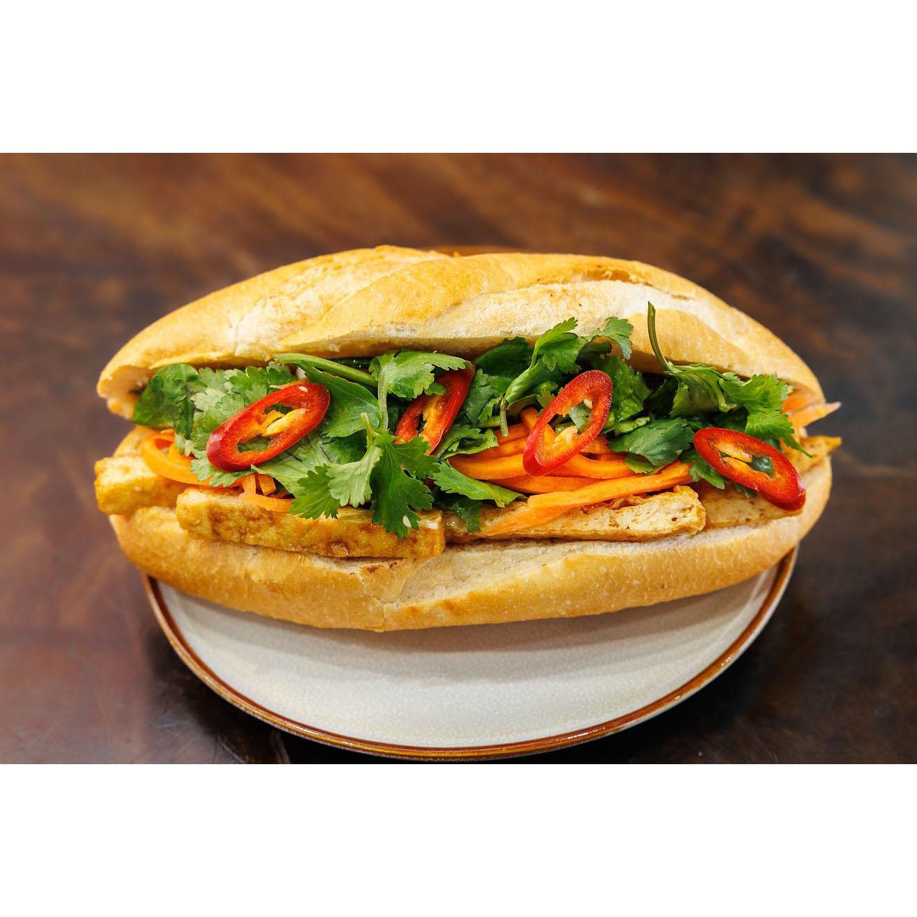 Hoisin Garlic Tofu Bánh Mì | Đậu Hũ