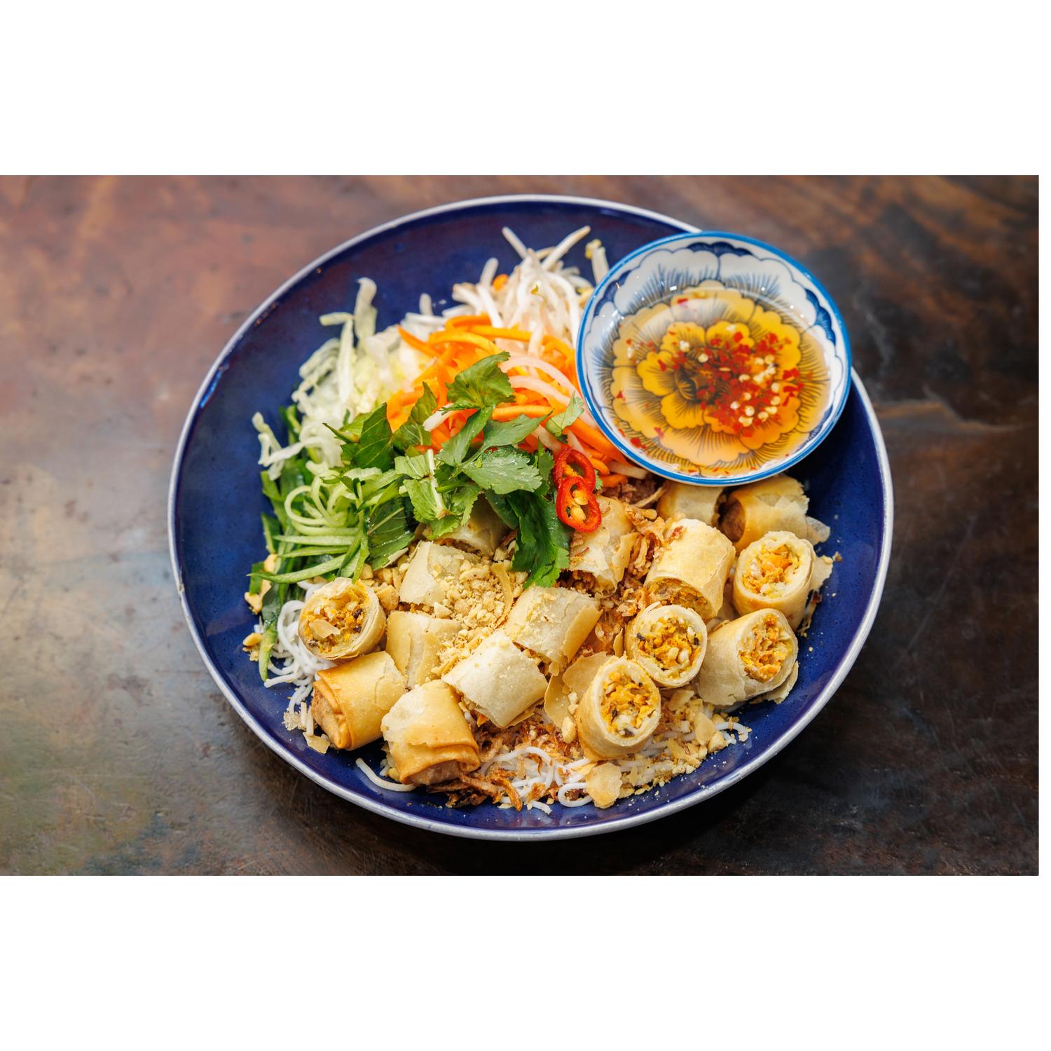Spring Roll Noodle Salad | Bún Chả Giò
