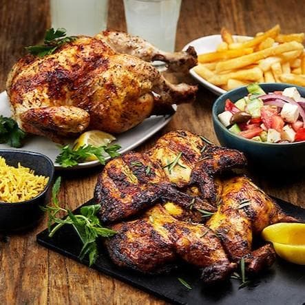 Charcoal Chicken Feast