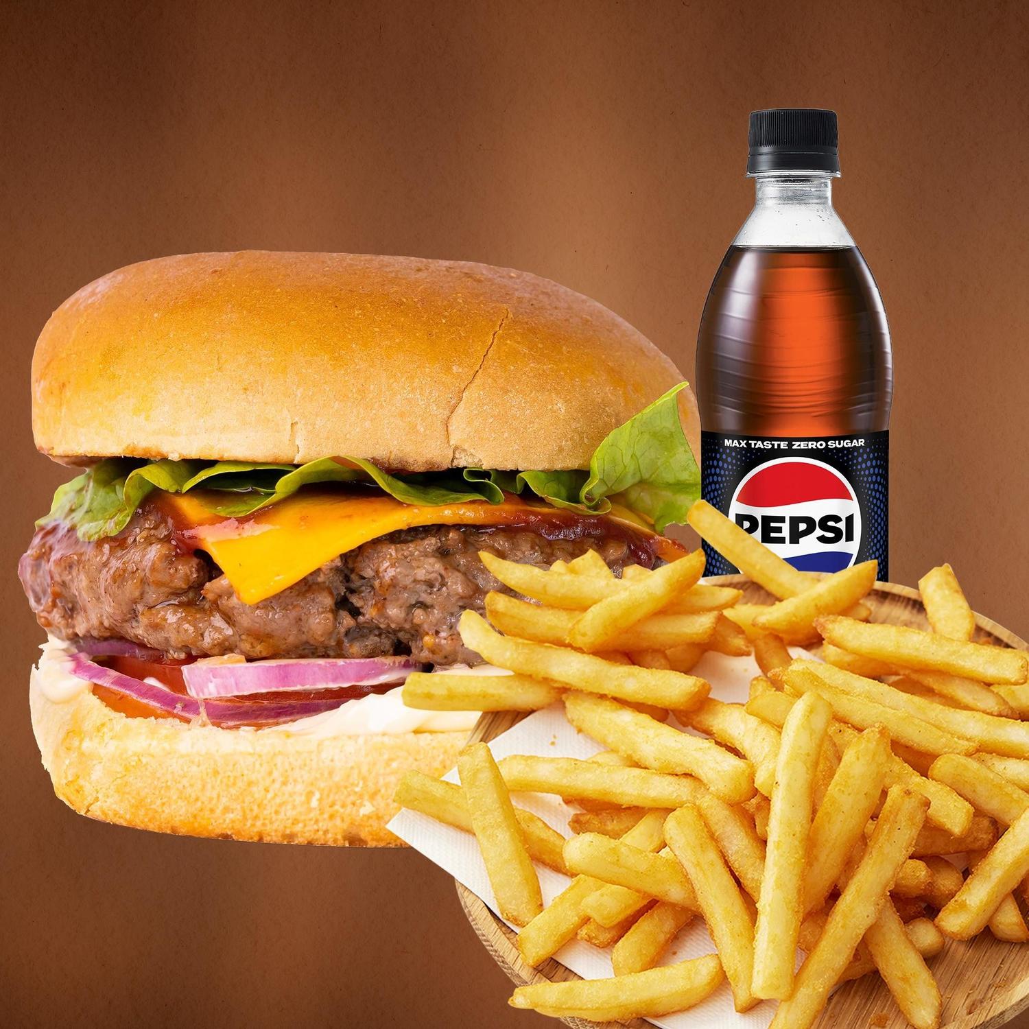 Beef Burger Combo