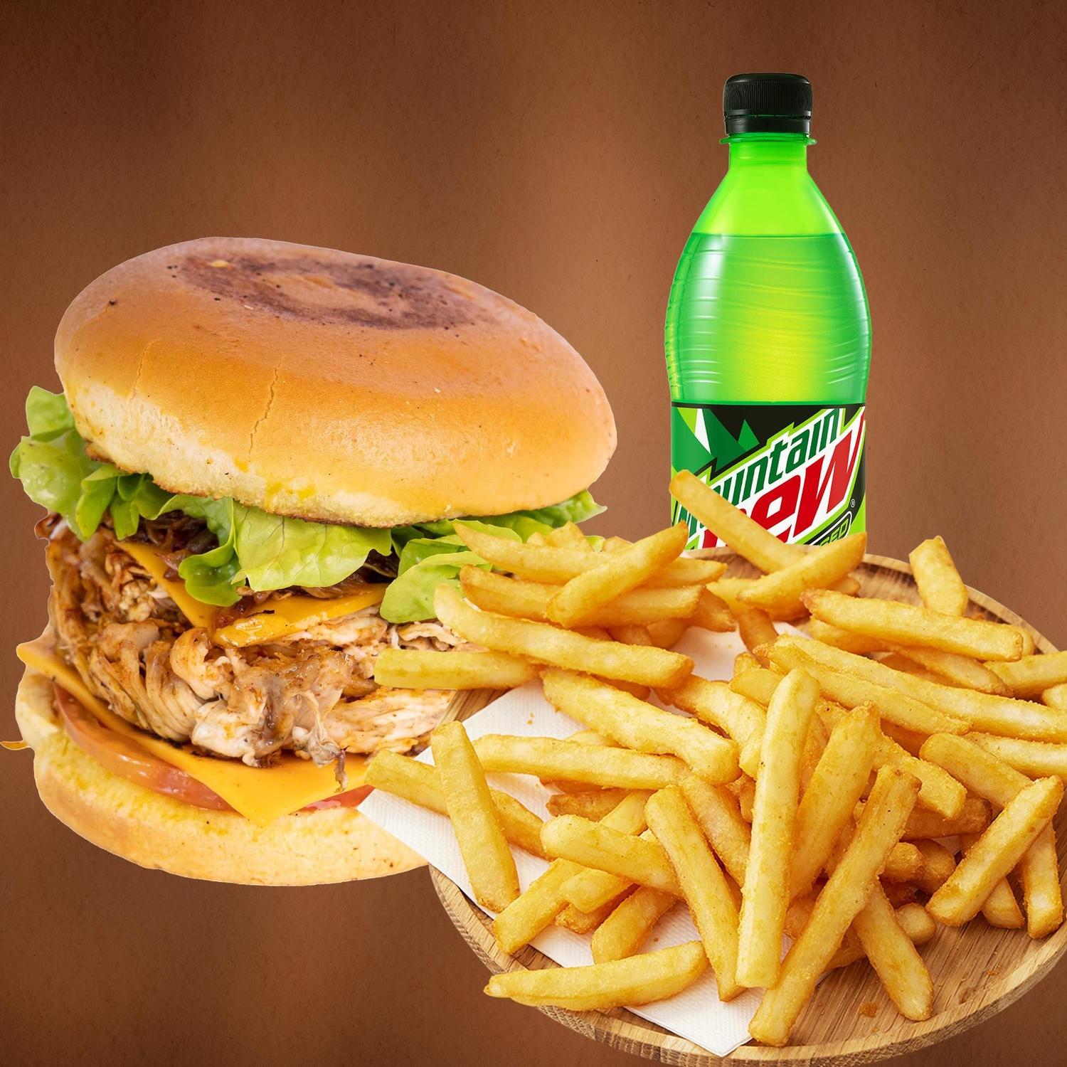 Big Chicken Burger Combo