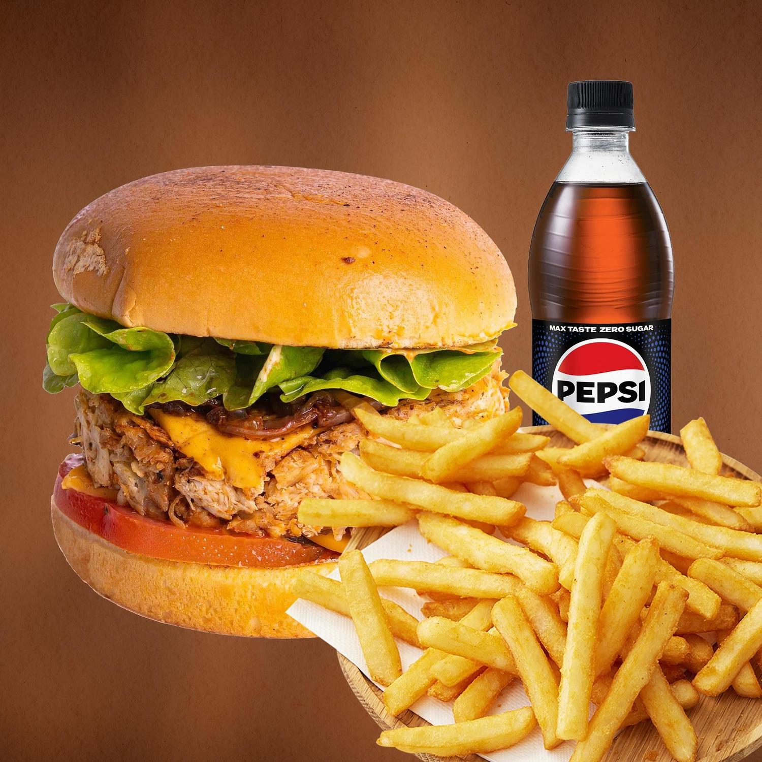 Spicy Chicken Burger Combo