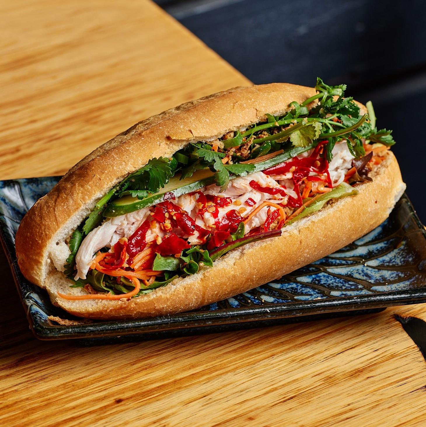 Banh Mi - Shredded Chicken Breast
