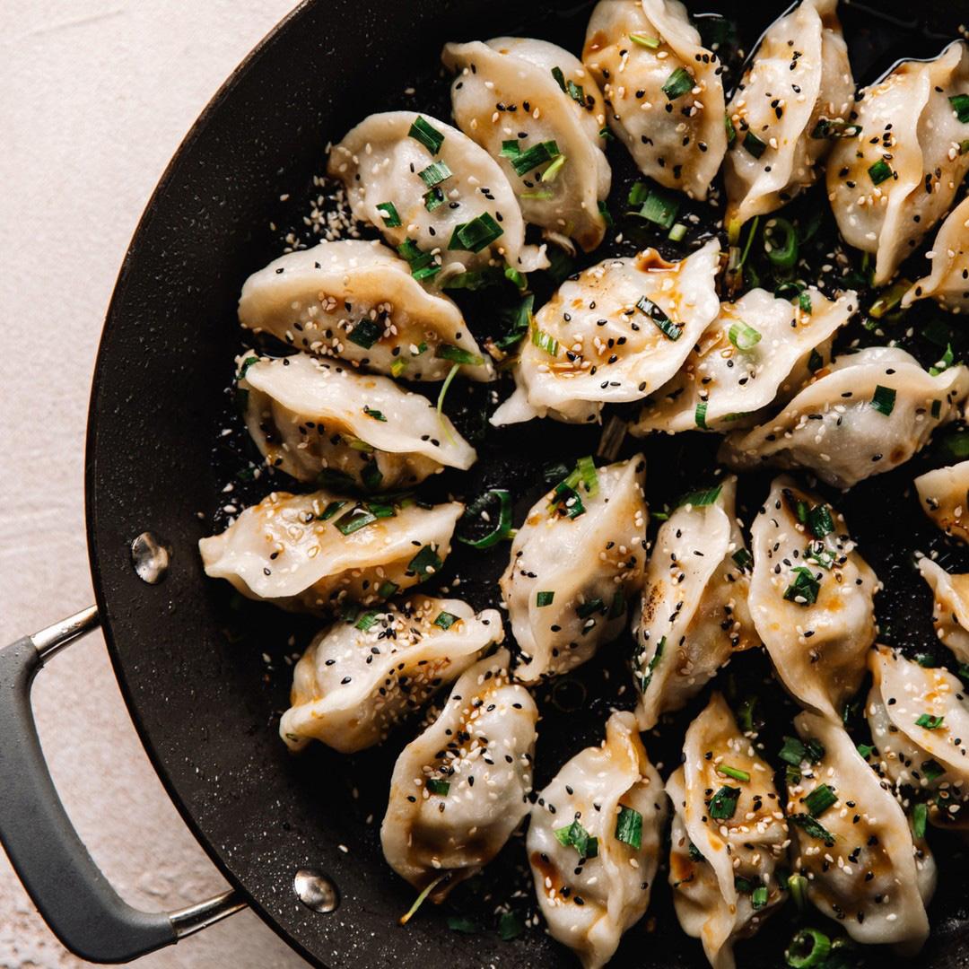 Pan Fried Pork and Chive Dumplings (30 Pieces)