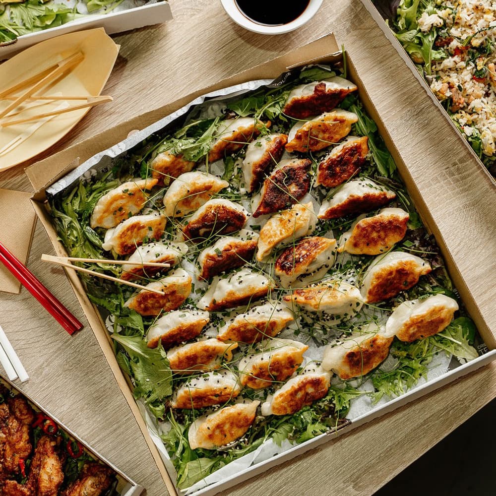 Pan-Fried Veggie Dumplings (30 Pieces)