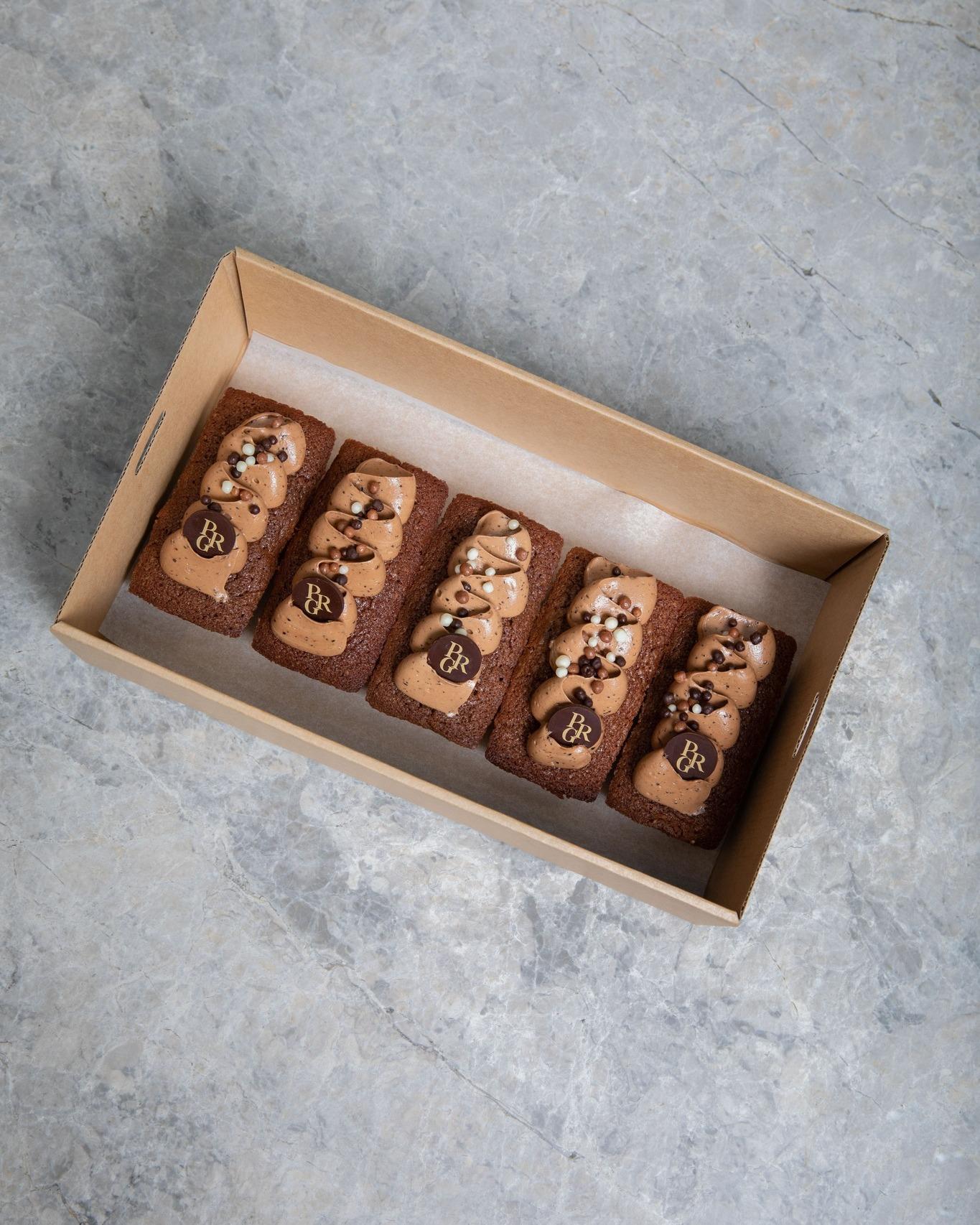 Chocolate & Almond Loaves Box (5pcs) (GF)
