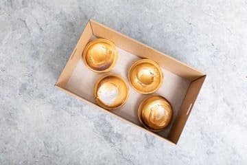 Lemon Tart with Marshmallow Meringue (4pcs) (GF)