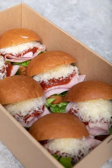 Freshly Shaved Leg Ham & Gruyere Slider (6pcs)