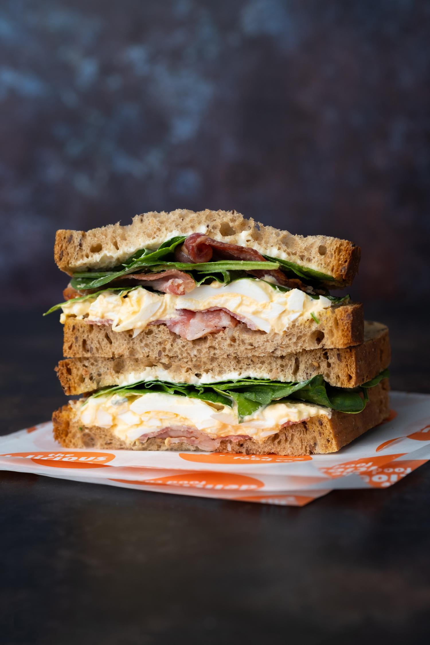 Egg Mayo, Crispy Bacon, & Spinach