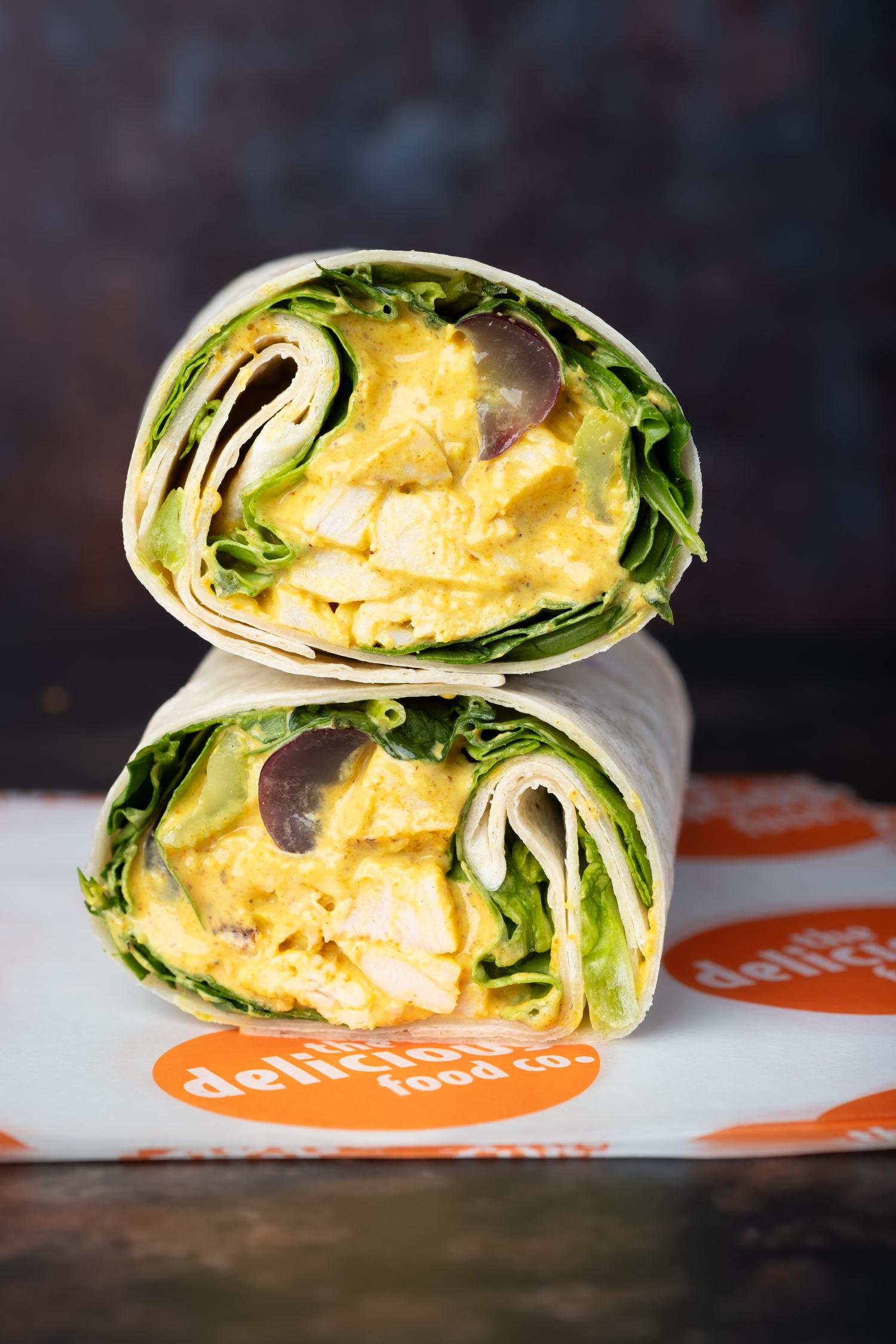 Coronation Chicken Wrap