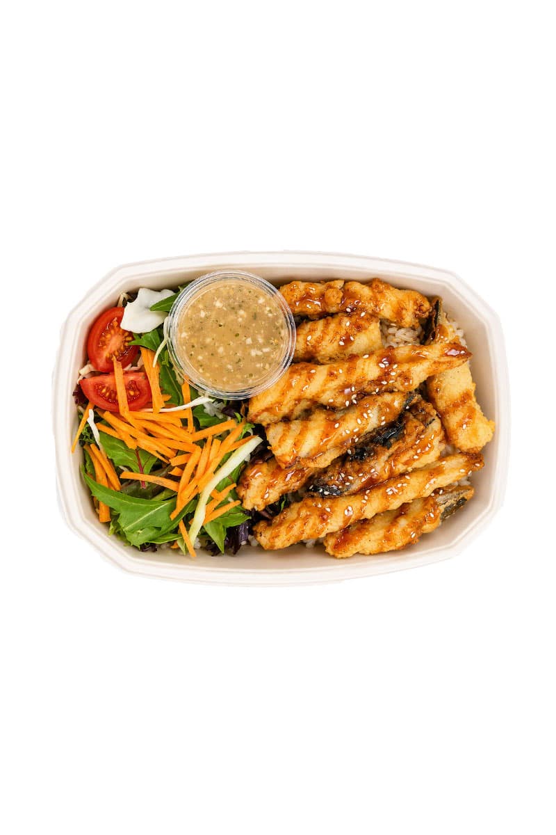 Teriyaki Eggplant Bowl 