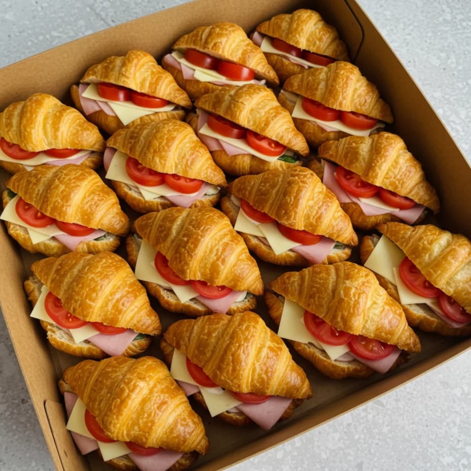 Double Smoked Ham, Swiss Cheese & Tomato Croissant