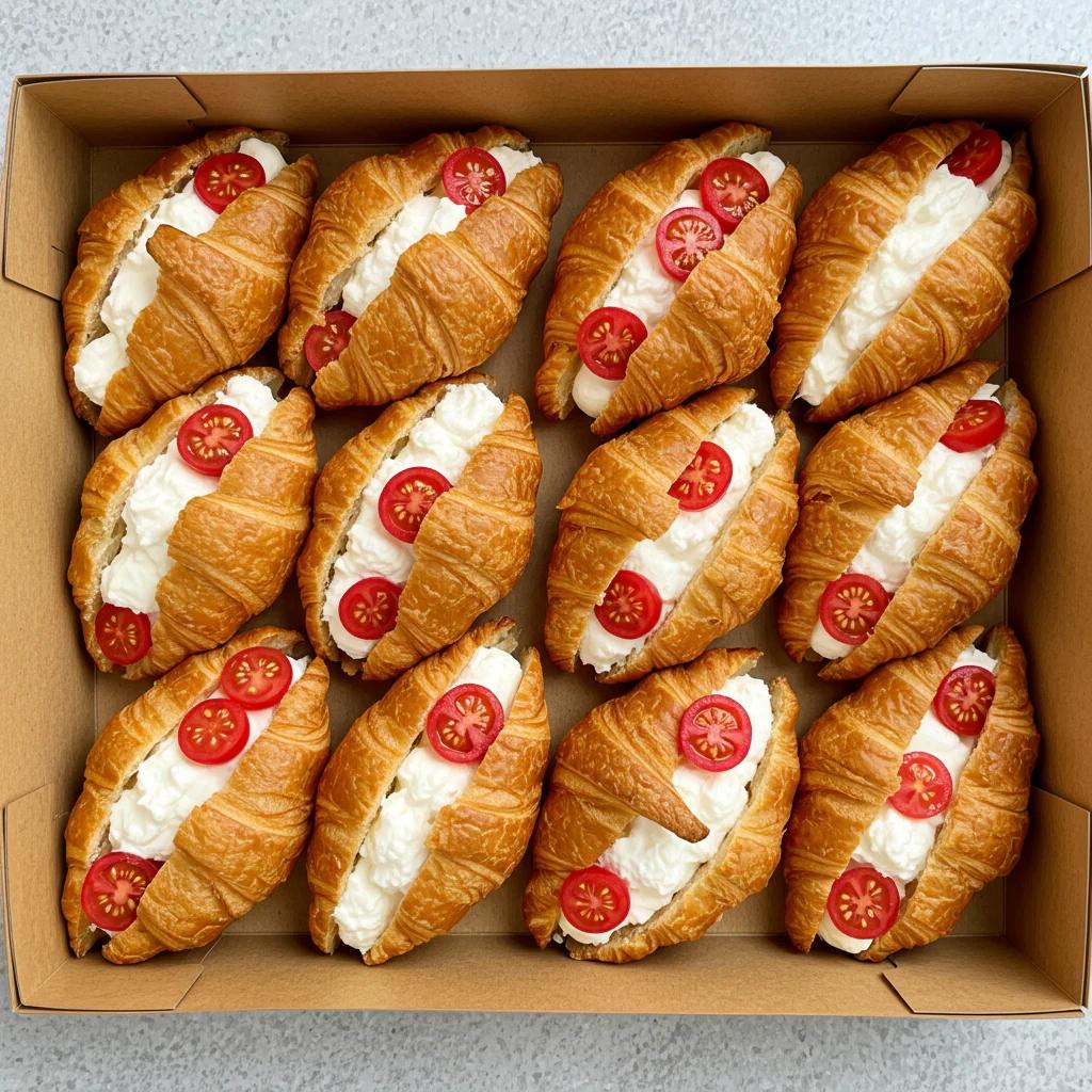 Roma Tomatoes & Buffalo Mozzarella Croissants