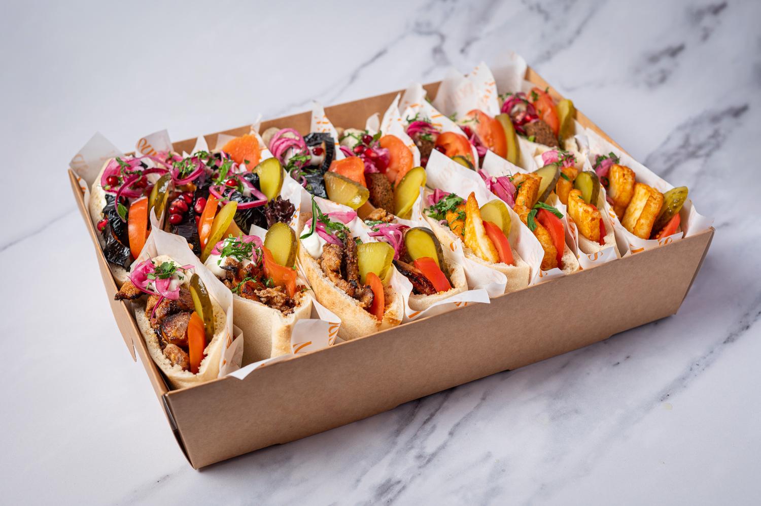 Falafel Pita Platter