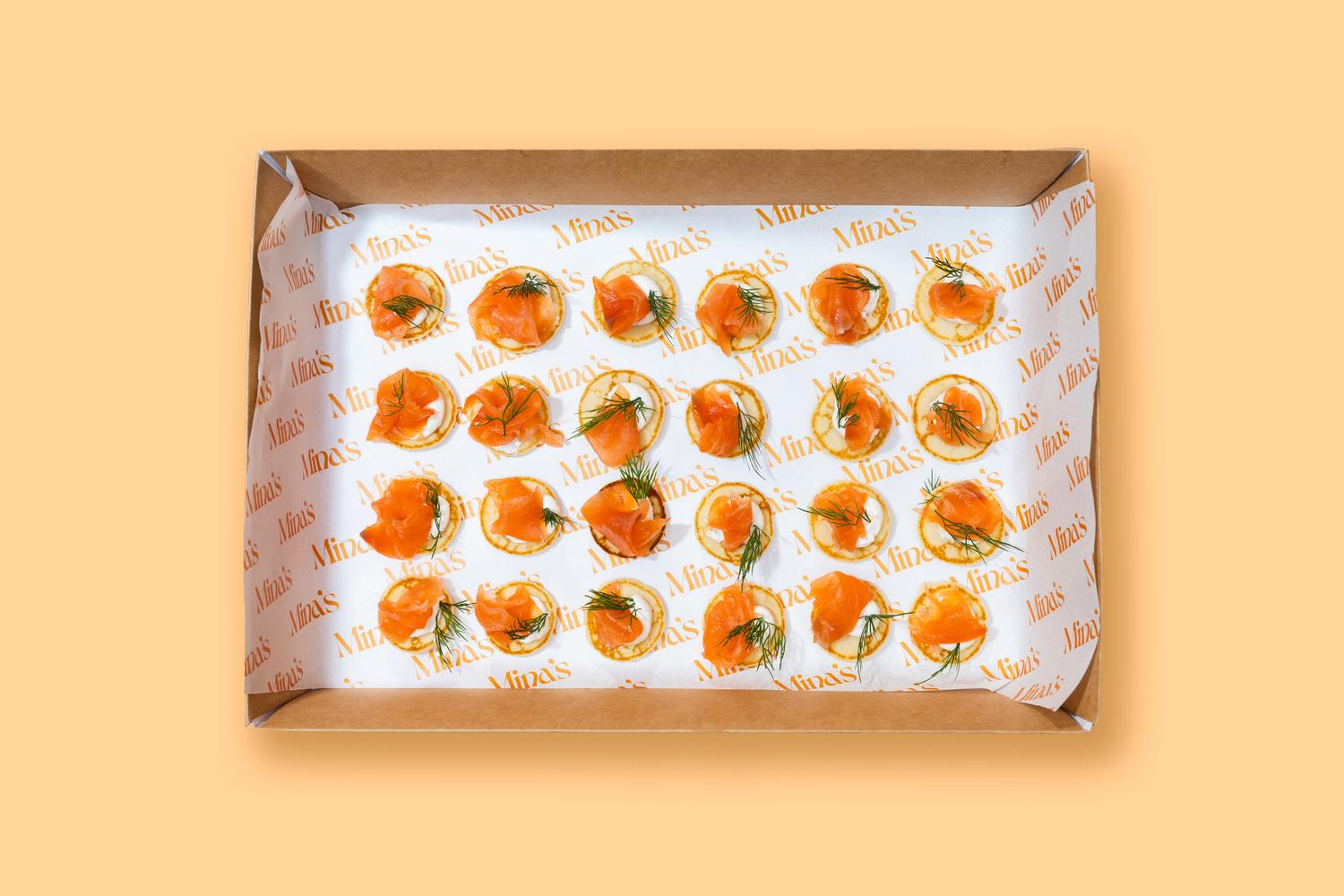 Smoked Salmon Blinis (40)