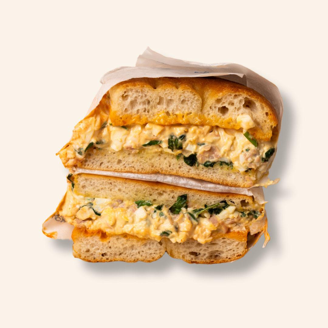 Ham and Curried Eggs Sando