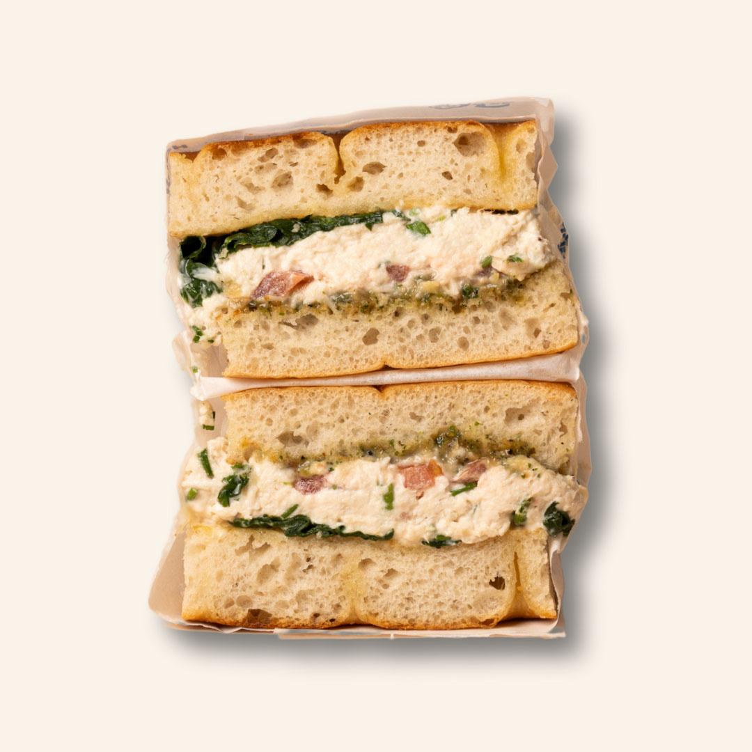 Viet Pesto Chicken Sando