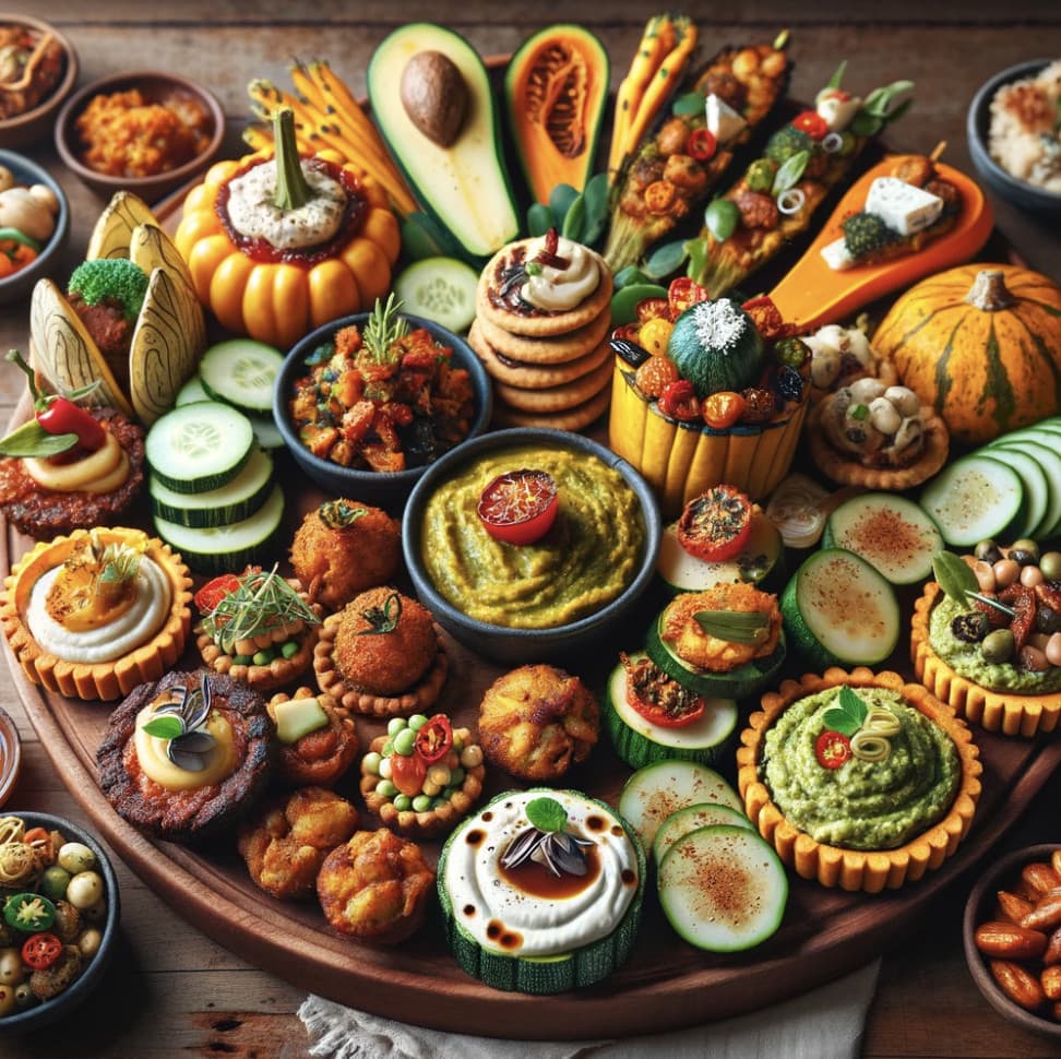Vegetarian & Vegan Finger Food