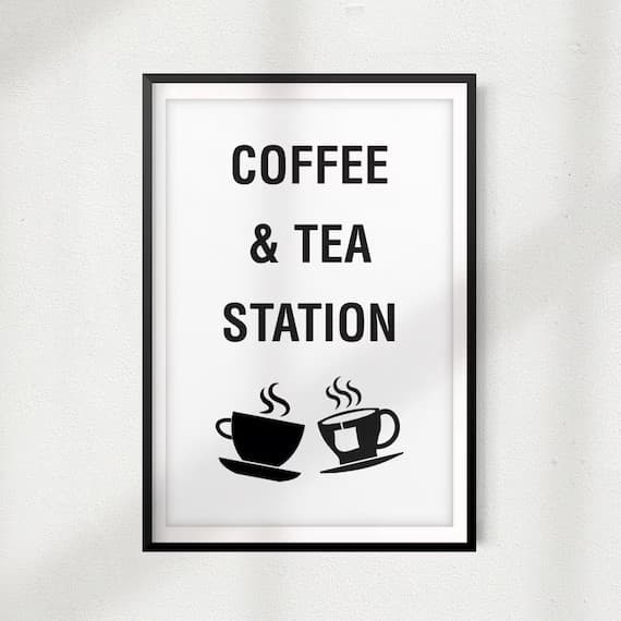 Tea & Coffee Station (Instant Coffee)