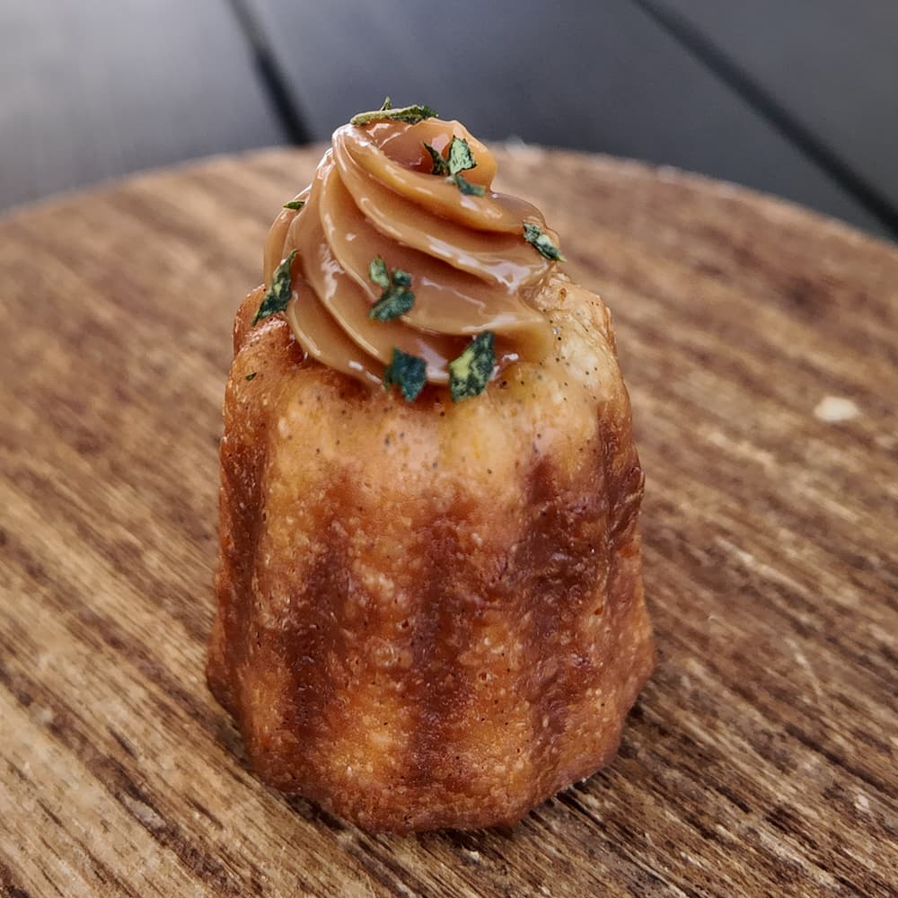Cannelé, Saltbush Caramel, Rum Flavour