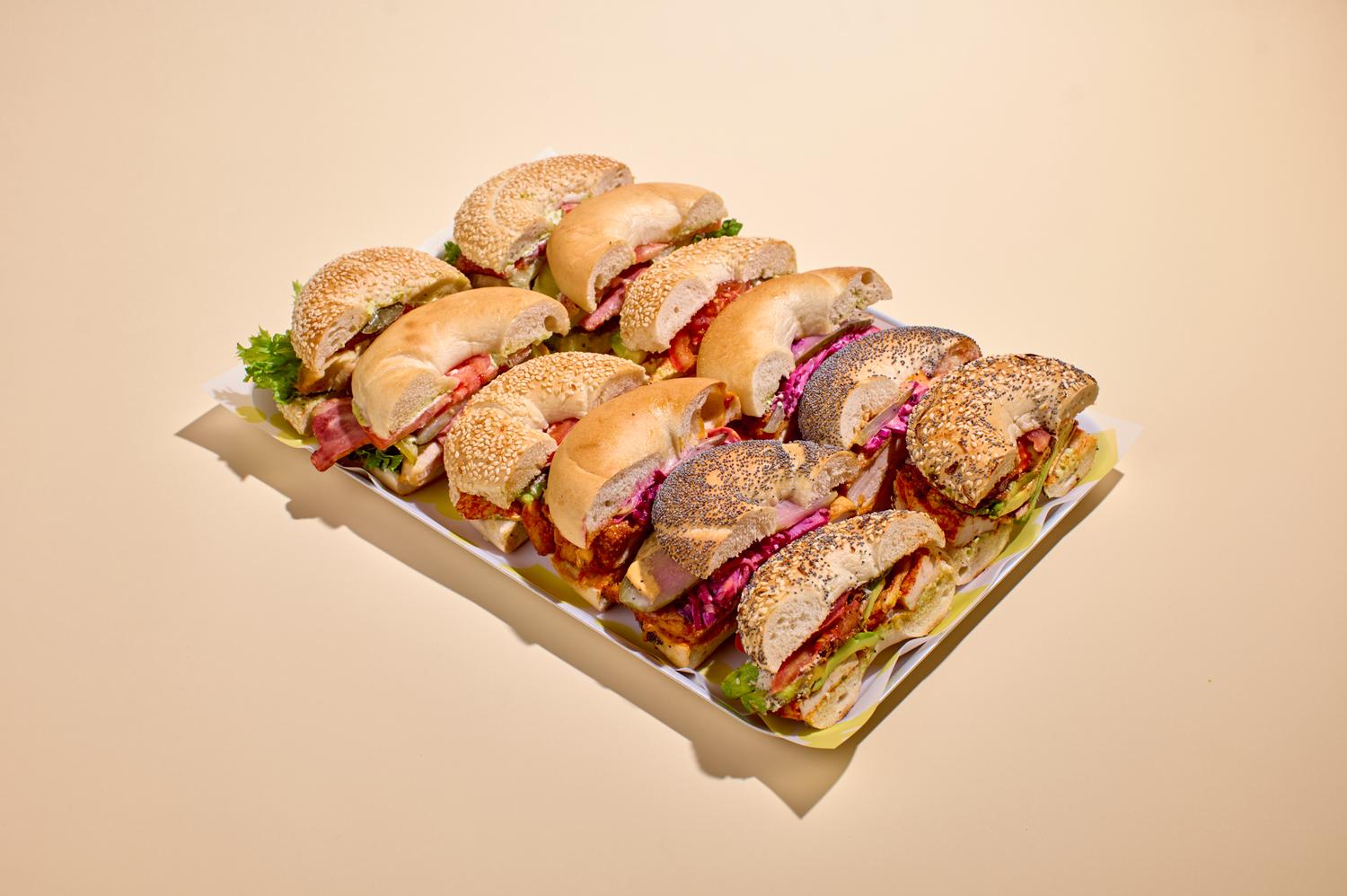 Chicken Bagel Platter