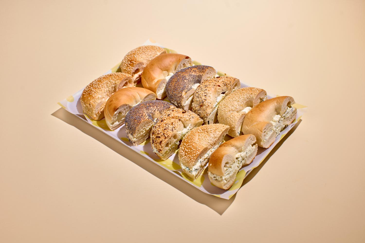 Cream Cheese Bagel Platter