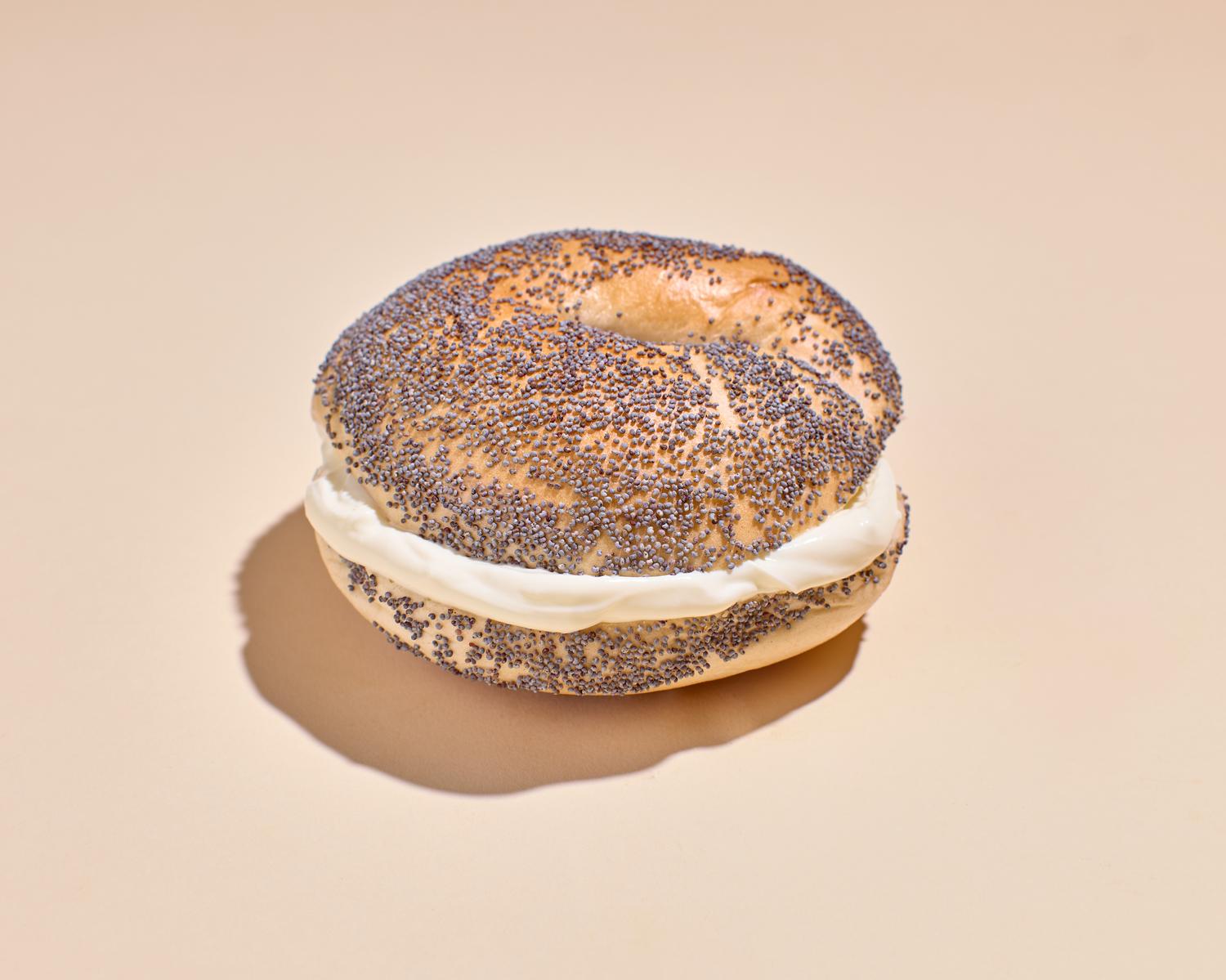 Plant-Based Cheese Spread Bagel