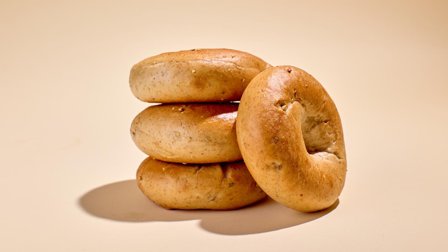 Pack of 4 Wheatmeal Bagels