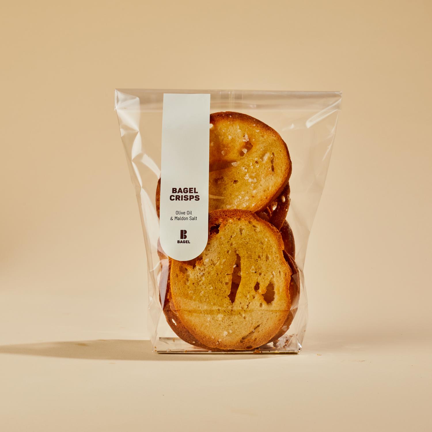Bagel Crisps Olive Oil & Maldon Salt