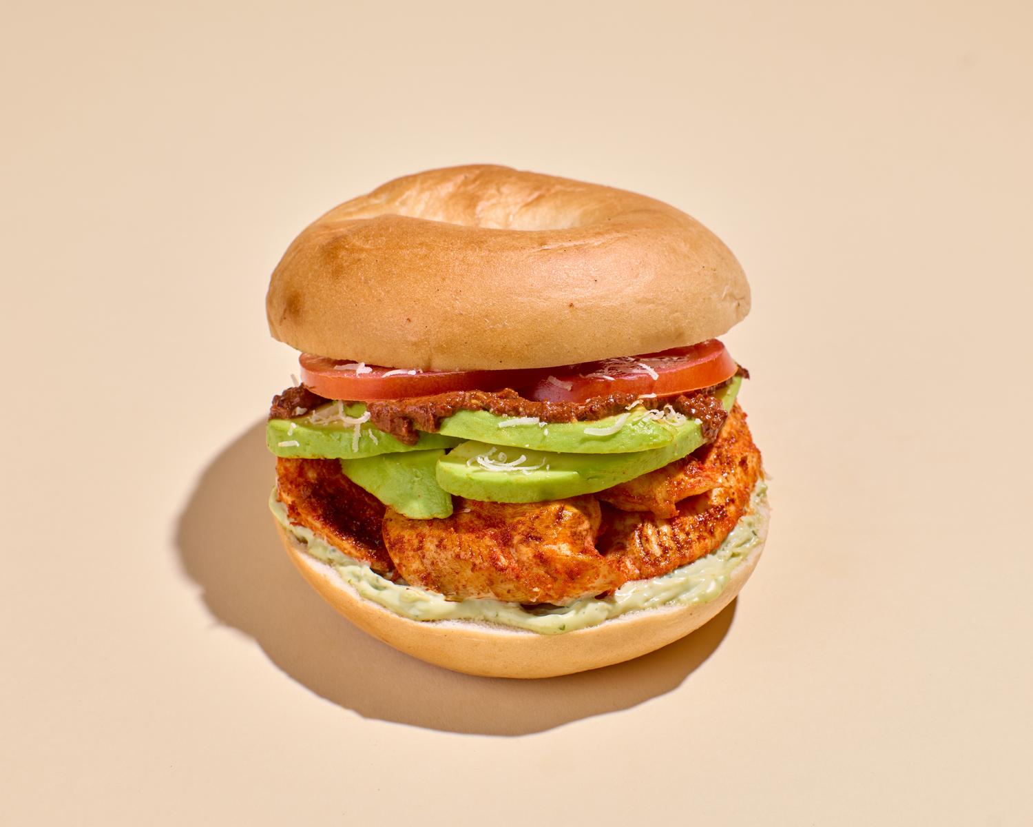 Chicken & Avocado Bagel