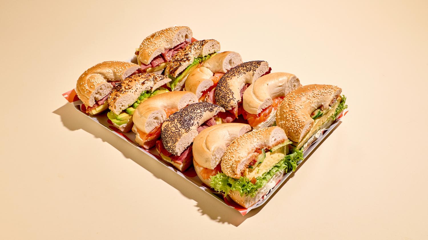Breakfast Bagel Platter