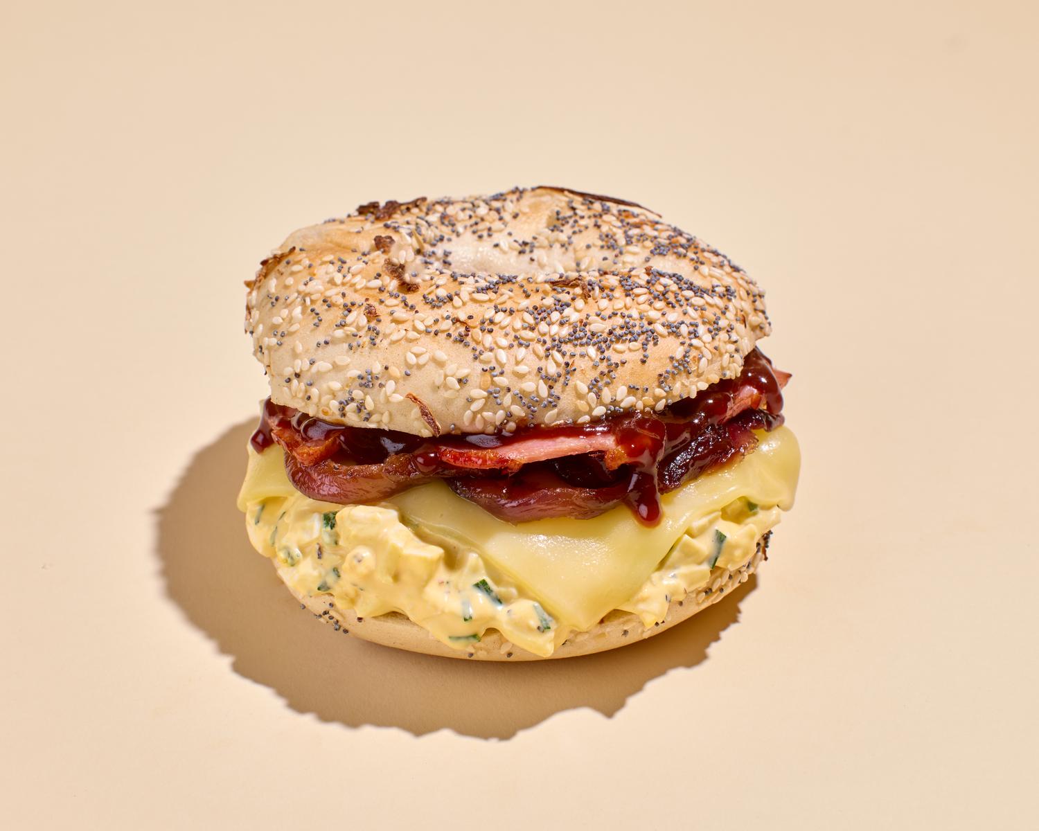 Dirty Breakfast Bagel