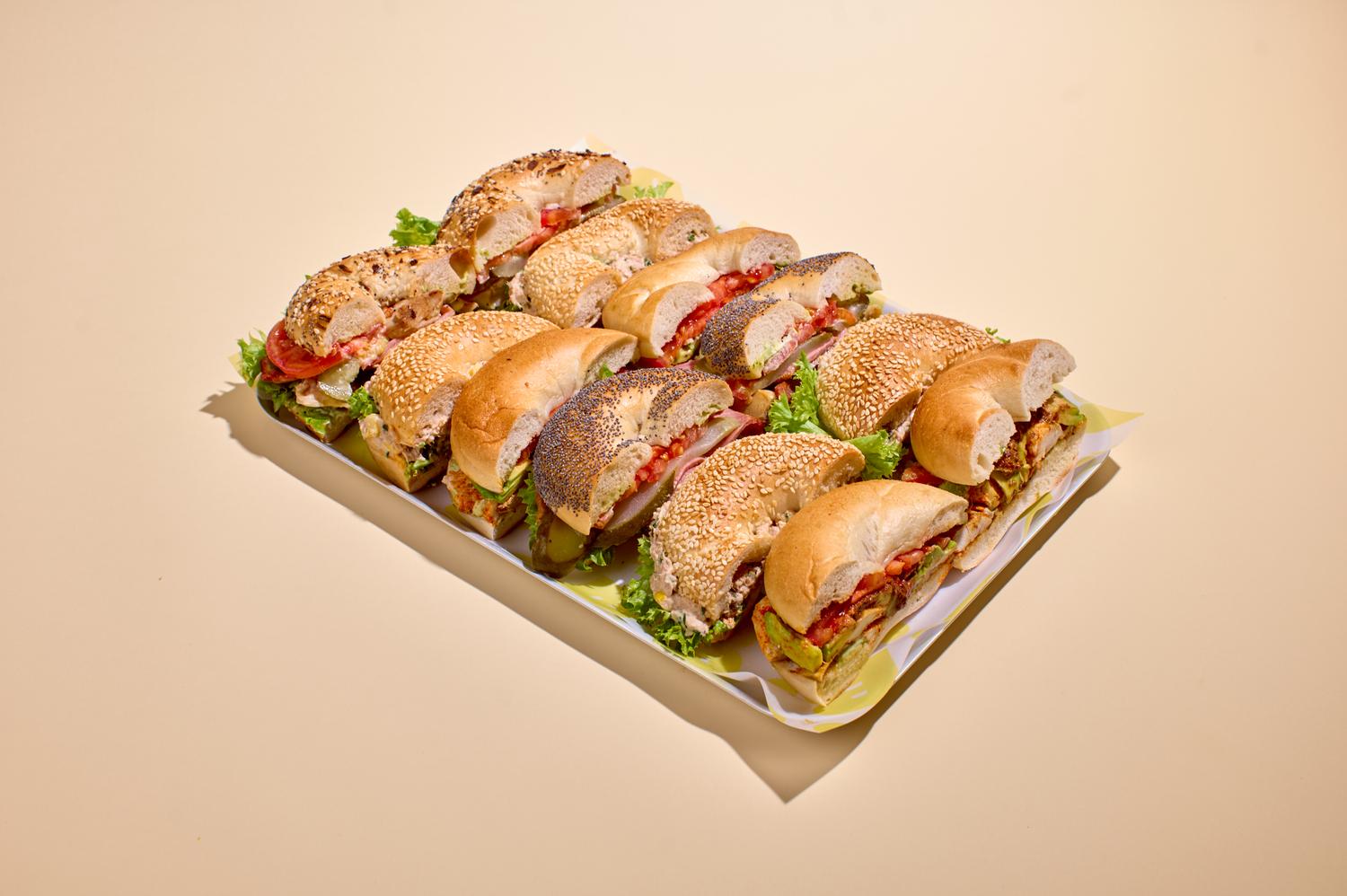 NEW! Mediterranean Bagel Platter