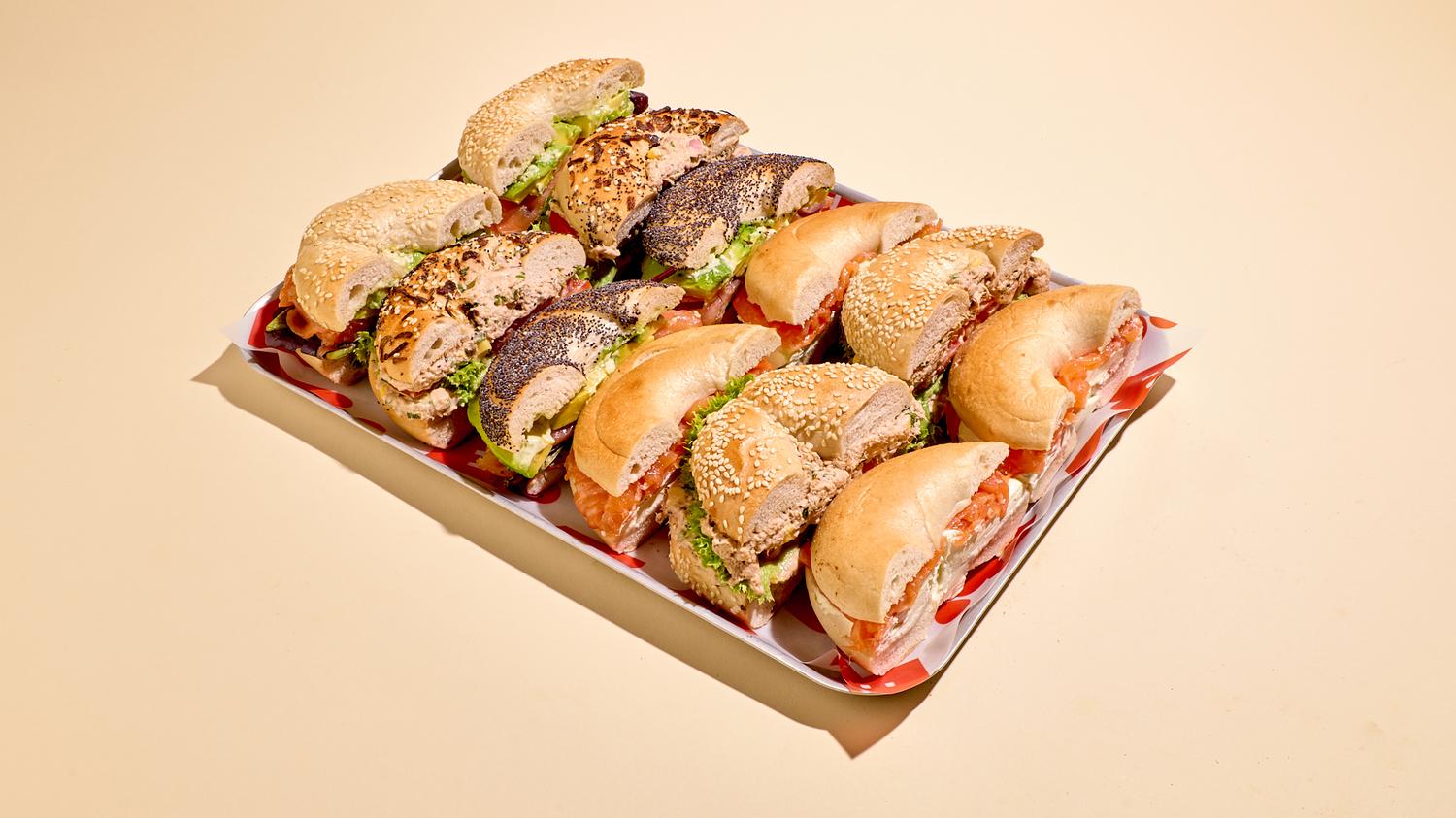 NEW! Pescetarian Bagel Platter