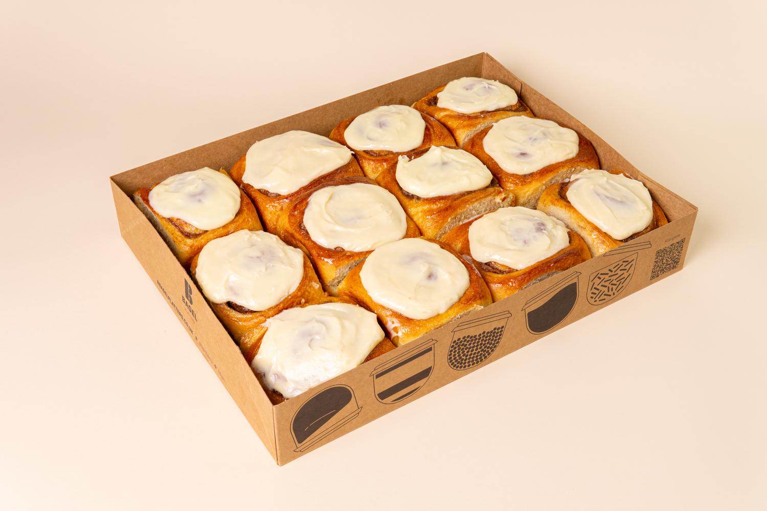 NEW! Cream Crowned Cinnabun Platter