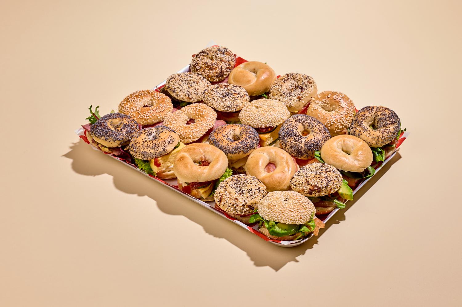 Brunch Mini Bagel Platter